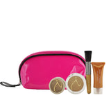 Jane Iredale Make Up Set (1x Primer 7ml + 1x Loose Mineral Powder 1.7g + 1x Mineral Foundation 2.8g + 1x Mini Powder Brush) 4pcs+1bag