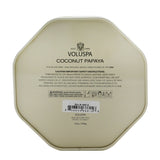 Voluspa 3 Wick Octagon Tin Candle - Coconut Papaya