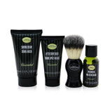 The Art Of Shaving The 4 Elements Of The Perfect Shaving 4-Pieces Kit - Unscented: Pre-Shave Oil 30ml + Shaving Cream 45ml + After-Shave Balm 30ml + Shaving Brush 4pcs