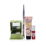 Benefit Brows & New Beginnings! Set (Mini Primer + Mini Brow Pencil + Mini Finishing Powder + Mini Lovetint + Bag) 4pcs+1bag