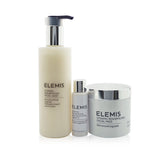Elemis Skin Resurfacing Trio Set: Facial Pads 60pads+ Facial Wash 200ml+ Skin Smoothing Essence 28ml 3pcs
