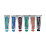 Marvis Flavour Collection: (Amarelli Licorice + Classic Strong Mint + Cinnamon Mint + Ginger Mint Toothpaste + Aquatic Mint Toothpaste + Anise Mint Toothpaste) Travel-Sized Toothpastes 6x 25ml/1.3oz