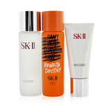 SK II Essential Care Facial Treatment Set (2022 New Year Limited Edition): Clear Lotion 230ml + Essence 230 ml + Gentle Cleanser 120g 3pcs