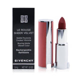 Givenchy Le Rouge Sheer Velvet Matte Refillable Lipstick - # 37 Rouge Graine 3.4g/0.12oz