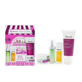 Murad Murad Skin Clinic Radiance Revealed With Murad Set: Retinol Youth Renewal Serum 30ml + City Skin Age Defense Mineral Sunscreen SPF 50 50ml + AHA/ BHA Exfoliating Cleanser 200ml + Intense Recovery Cream 50ml 4pcs