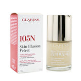 Clarins Skin Illusion Velvet Natural Matifying & Hydrating Foundation - # 105N Nude 30ml/1oz