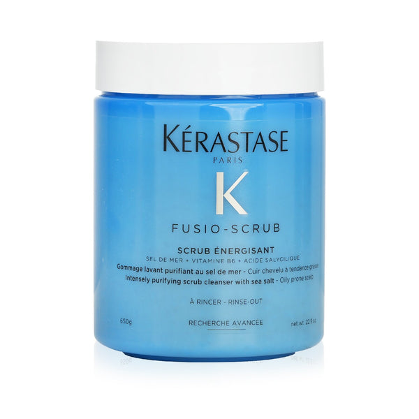 Kerastase Fusio-Scrub Scrub Energisant Intensely Purifying Scrub Cleanser with Sea Salt (Oily Prone Scalp)  650g/22.9oz