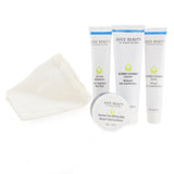 Juice Beauty Blemish Clearing Solutions Kit : Cleanser + Serum + Moisturizer + Mask + Washcloth (Unboxed) 4pcs+1cloth
