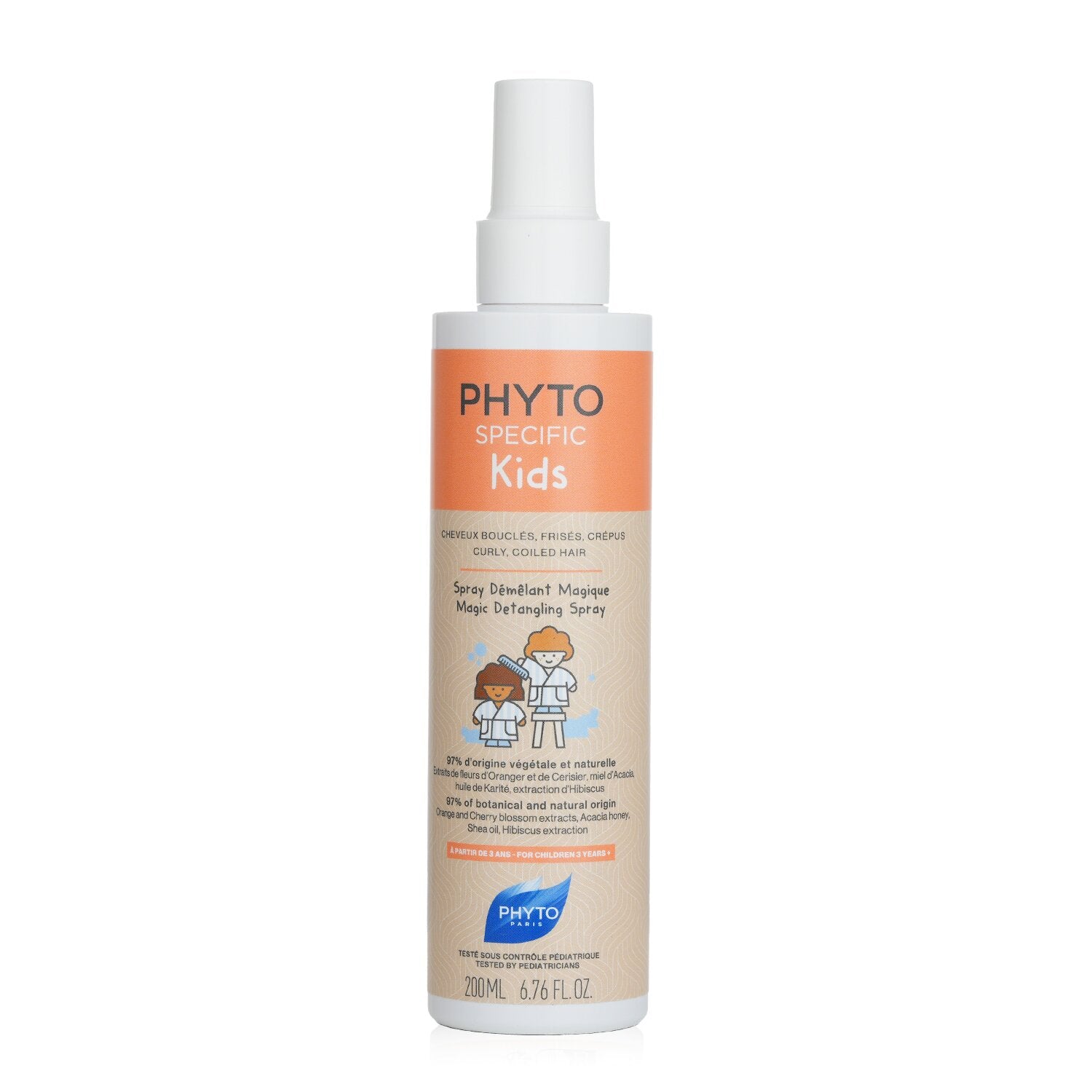 MISS PHYTOSPECIFIC - Spray Démêlant Magique - Cheveux Frisés et Crépus des  Enfants, 200ml