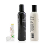 John Masters Organics Shampoo For Dry Hair with Evening Primrose 236ml+Conditioner For Dry Hair with Lavender & Avocado 236ml+Lip Calm 4g 3pcs