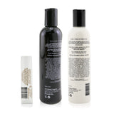 John Masters Organics Shampoo For Dry Hair with Evening Primrose 236ml+Conditioner For Dry Hair with Lavender & Avocado 236ml+Lip Calm 4g 3pcs