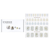 Mavenir Nail Sticker (Patterned) - # Shell We Burgundy Pedi 36pcs