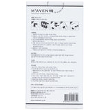 Mavenir Nail Sticker (Grey) - # Fiesta Silver Nail 32pcs