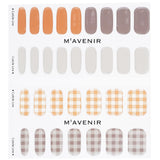 Mavenir Nail Sticker - # Autumn Picnic Check Nail 32pcs