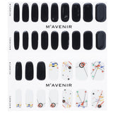 Mavenir Nail Sticker (Black) - # Kandinsky Segment Nail 32pcs