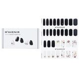 Mavenir Nail Sticker (Black) - # Black Neonstar Pedi 36pcs