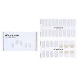 Mavenir Nail Sticker (White) - # Violeta Blooming Nail 32pcs