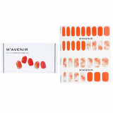 Mavenir Nail Sticker (Orange) - # Coral Shell Garden Nail 32pcs