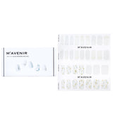 Mavenir Nail Sticker (White) - # White Cow Nail 32pcs