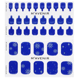 Mavenir Nail Sticker - # Romantic Snow Night Pedi 36pcs