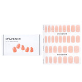 Mavenir Nail Sticker (Orange) - # Marmalade Marble Nail 32pcs