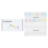 Mavenir Nail Sticker (Assorted Colour) - # Pastel Beach Nail 32pcs