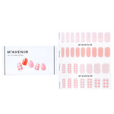 Mavenir Nail Sticker (Pink) - # Autumn Pink Rose Pedi 36pcs