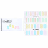 Mavenir Nail Sticker (Assorted Colour) - # Dusty Blue Pedi 36pcs
