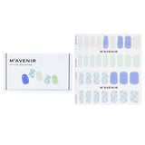 Mavenir Nail Sticker - # Cream Blue Matt Nail 32pcs