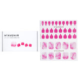 Mavenir Nail Sticker (Pink) - # Salmon Rose Nail 32pcs