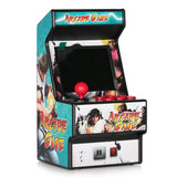 Hobbiesntoys Retro Mini Arcade Machine, Handheld Game Console with 156 Classic Video Games 2.8 Inch Color Display - Cyan 3.35*3.35*6.3in