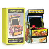 Hobbiesntoys Retro Mini Arcade Machine, Handheld Game Console with 156 Classic Video Games 2.8 Inch Color Display - Yellow 3.35*3.35*6.3in