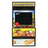 Hobbiesntoys Retro Mini Arcade Machine, Handheld Game Console with 156 Classic Video Games 2.8 Inch Color Display - Yellow 3.35*3.35*6.3in