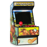 Hobbiesntoys Retro Mini Arcade Machine, Handheld Game Console with 156 Classic Video Games 2.8 Inch Color Display - Yellow 3.35*3.35*6.3in