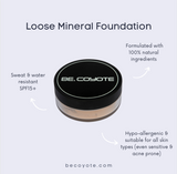 Be Coyote Loose Mineral Foundation 8g MF02