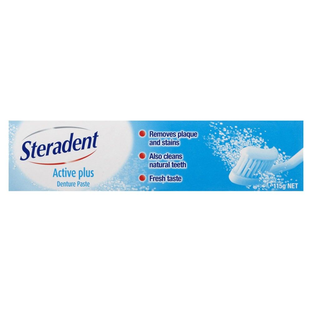 Steradent Denture Toothpaste 115g Fresh Beauty Co. New Zealand
