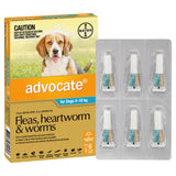 Advocate Dog 4-10 kg Medium 6s