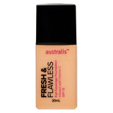 Australis Fresh & Flawless Foundation 30ml Rich Tan