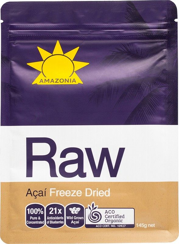 Amazonia Raw Acai Berry Freeze Dried Powder 145g – Fresh Beauty Co. New ...