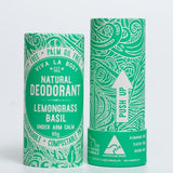 Viva La Body Natural Deodorant 65g Tube - Lemongrass & Basil