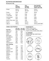 INCA Organics Organic Whey + Raw Cacao Protein Powder 400g