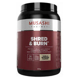 Musashi Shred & Burn Vanilla Milkshake 900g