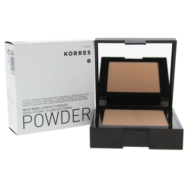 Korres Wild Rose Compact Powder - WRP2 by Korres for Women - 0.35 oz Powder