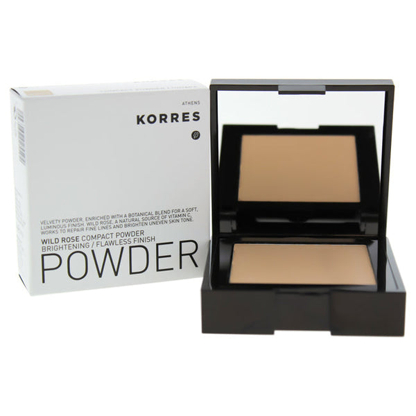 Korres Wild Rose Compact Powder - WRP3 by Korres for Women - 0.35 oz Powder
