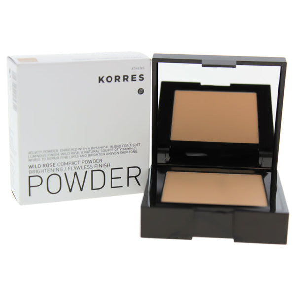 Korres Wild Rose Compact Powder - WRP4 by Korres for Women - 0.35 oz Powder
