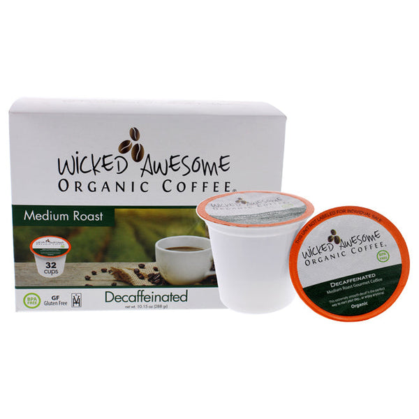 Bostons Best Wicked Awesome Organic Decaffeinated Roast Gourmet Coffee by Bostons Best for Unisex - 32 Cups Coffee