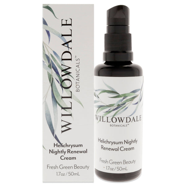Willowdale Botanicals Helichrysum Nightly Renewal Cream by Willowdale Botanicals for Unisex - 1.7 oz Cream