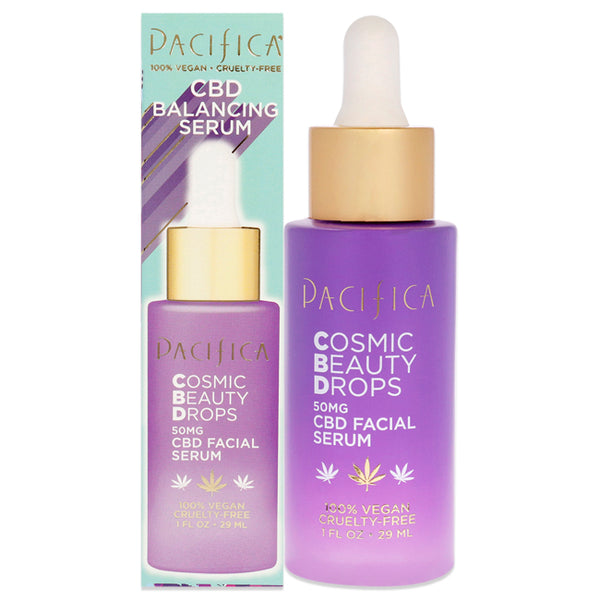 Pacifica Cosmic Beauty Drops CBD Balancing Serum by Pacifica for Unisex - 1 oz Serum