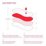 Scarlet Period-Proof Everday Brief Moderate to Heavy Black XL