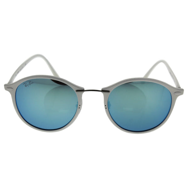 Ray Ban Ray Ban RB 4242 671/55 LightRay - White/Blue by Ray Ban for Unisex - 49-21-140 mm Sunglasses